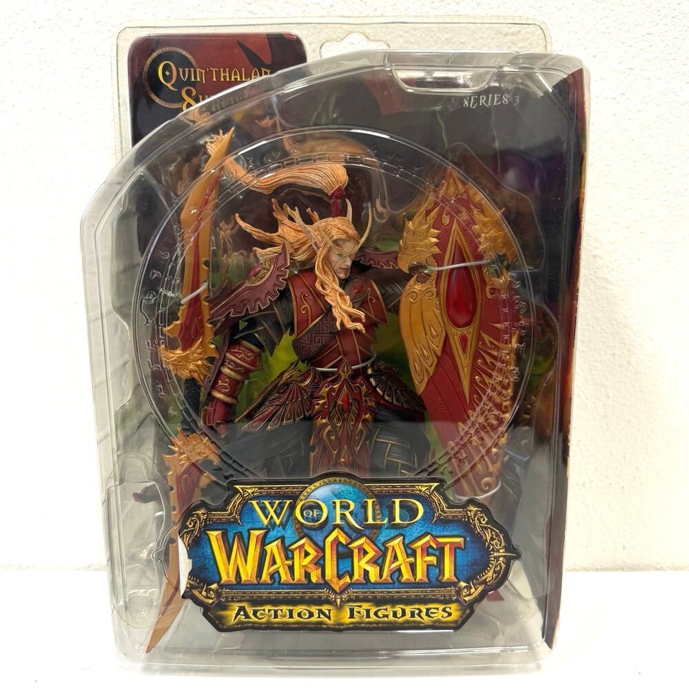 World of Warcraft Series 3: Quin'thalan Sunfire Action Figure Blood Elf 2008